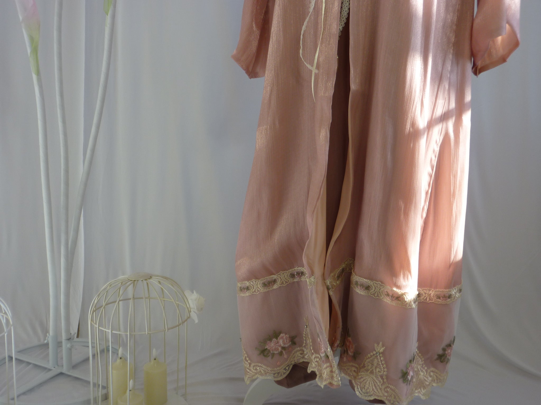 Azhar Abaya Set- Pink