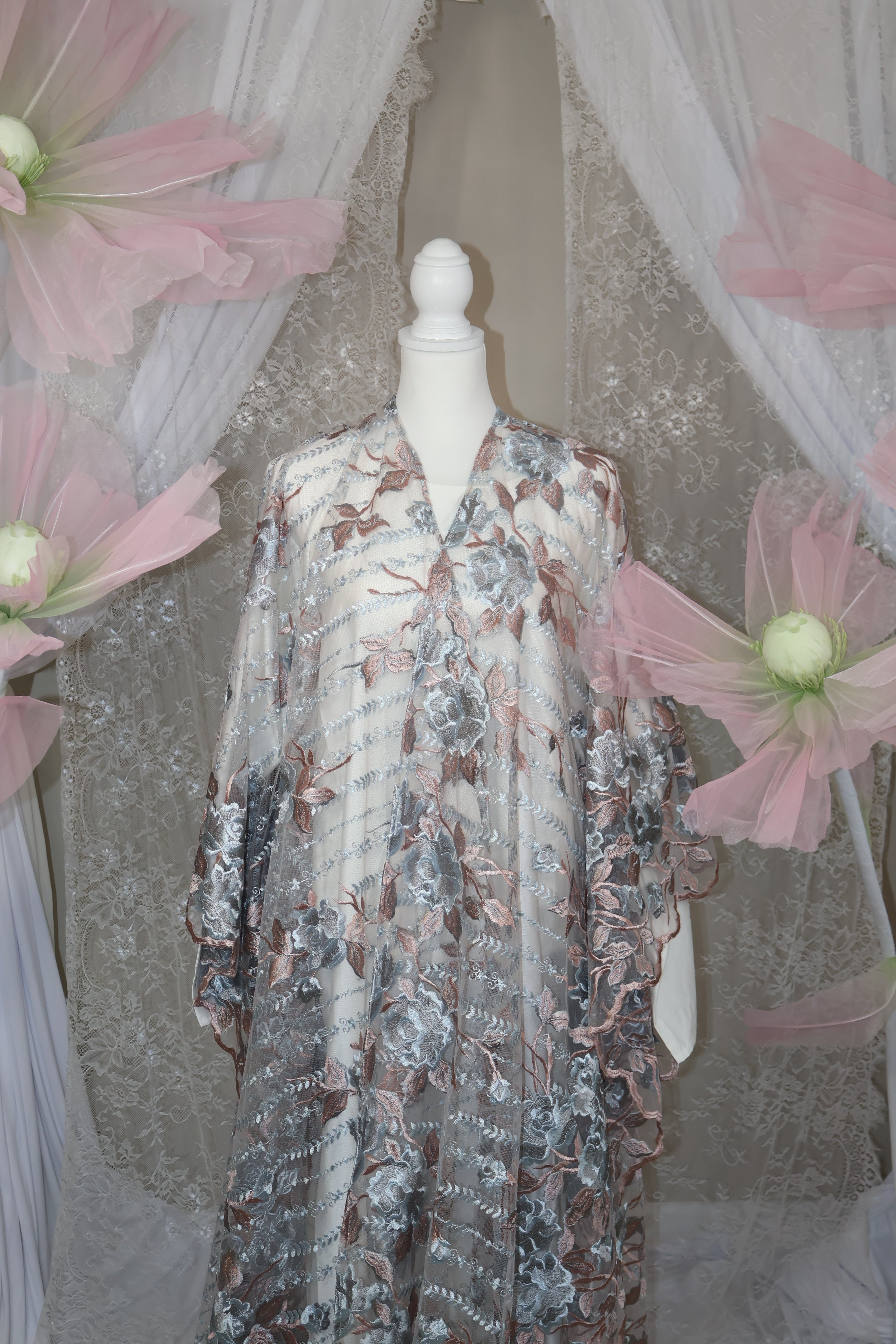 Soirée Lumière- blue and pink