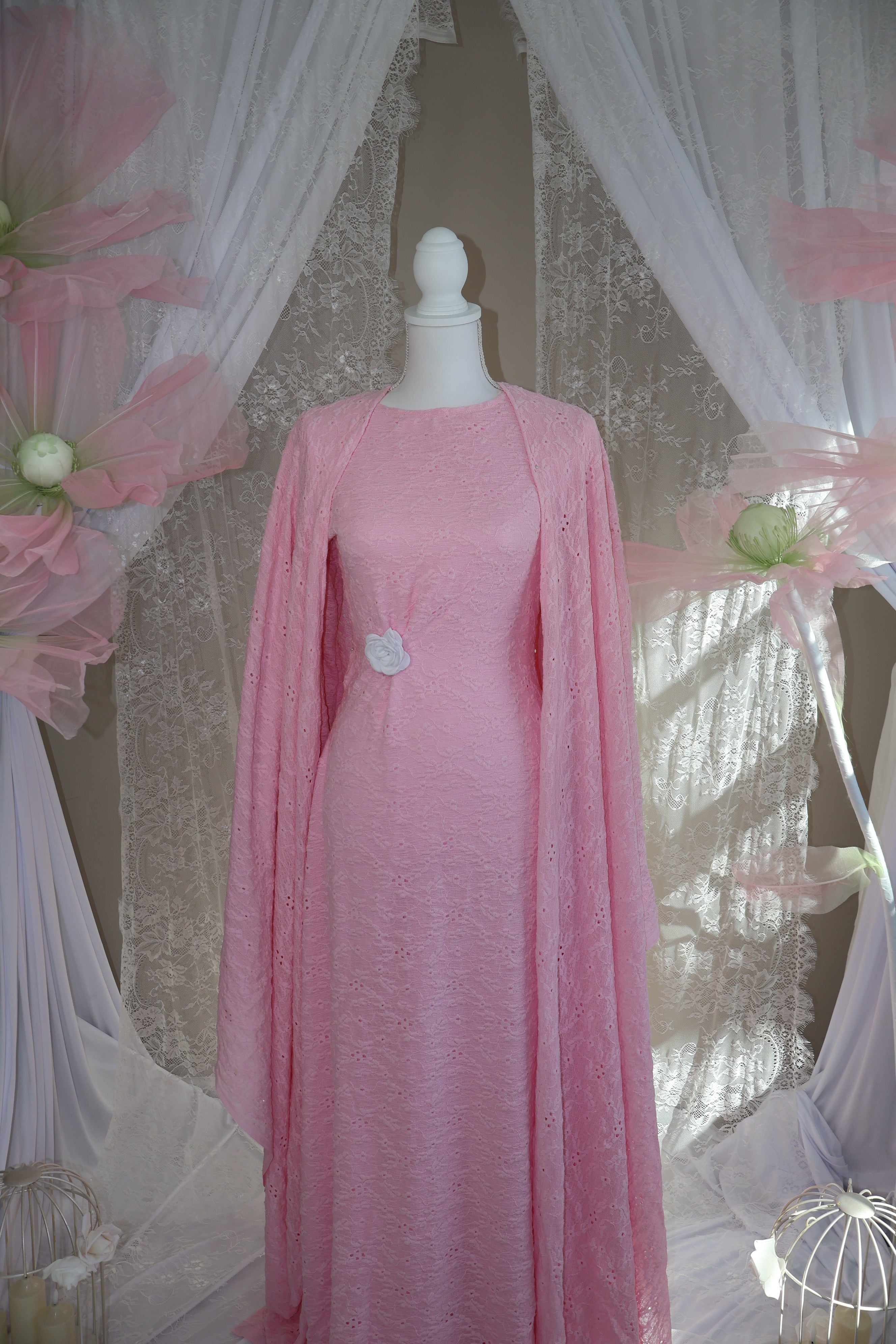 Rosella Dress and Abaya set