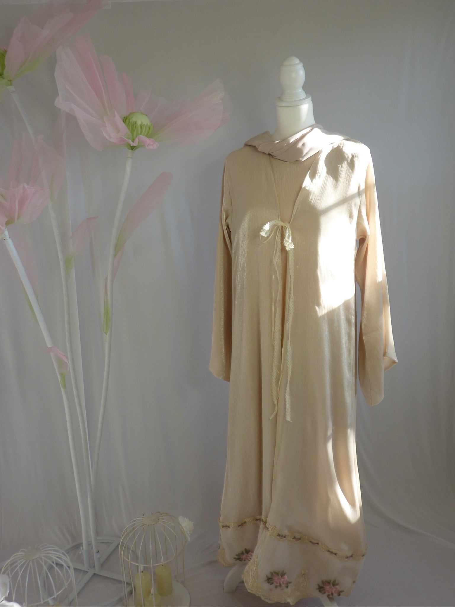 Azhar Abaya Set- Beige