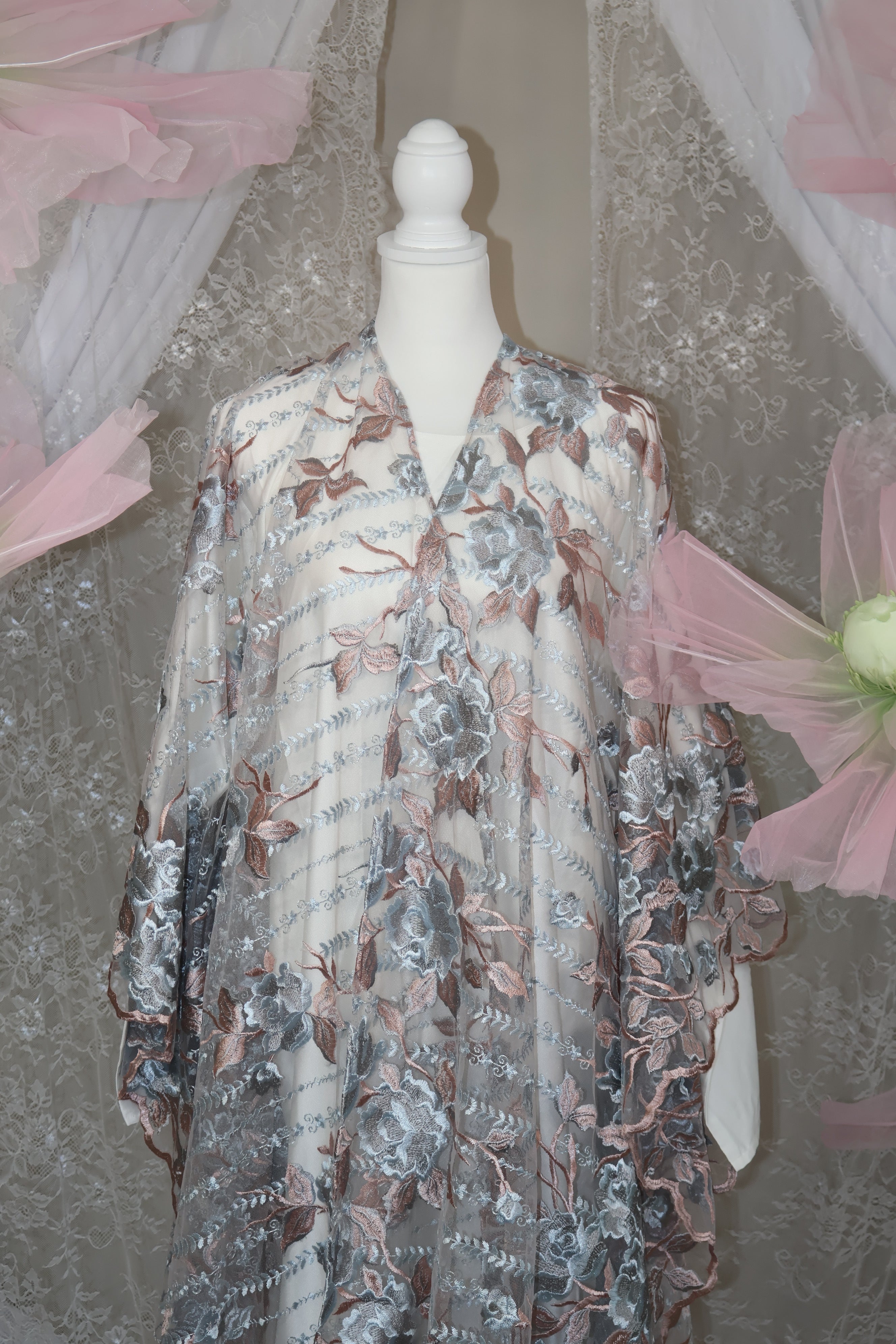 Soirée Lumière- blue and pink