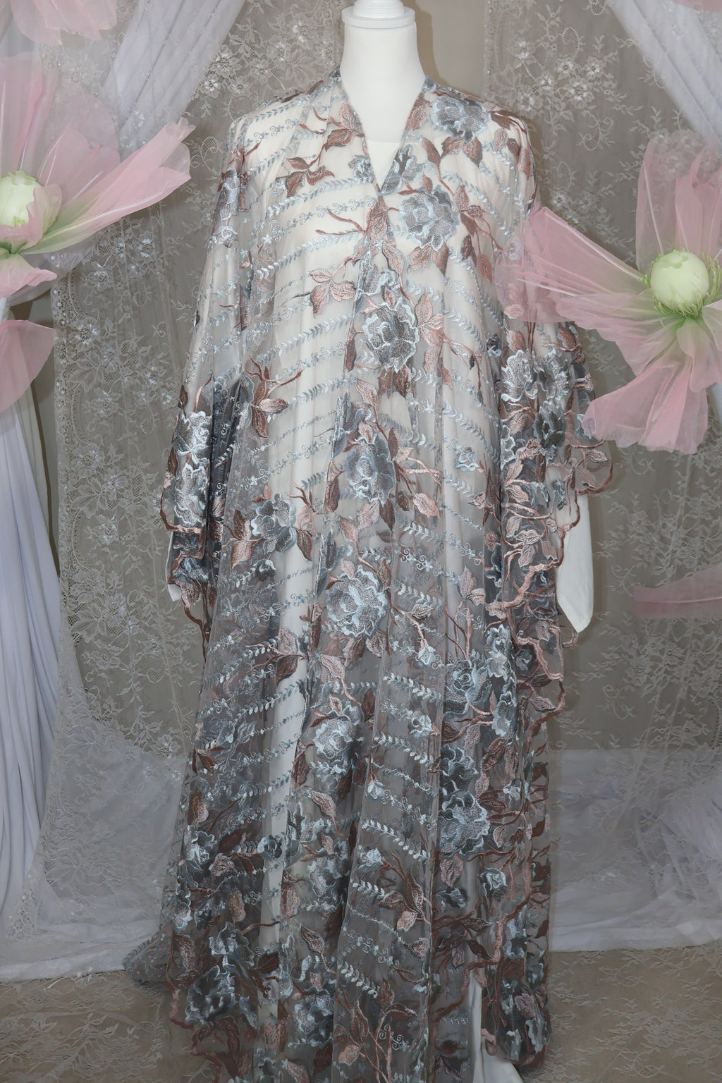 Soirée Lumière- blue and pink