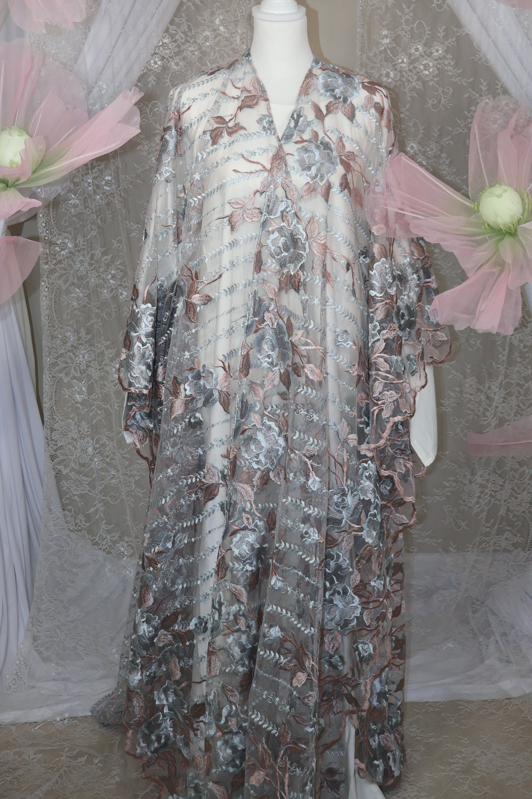 Soirée Lumière- blue and pink