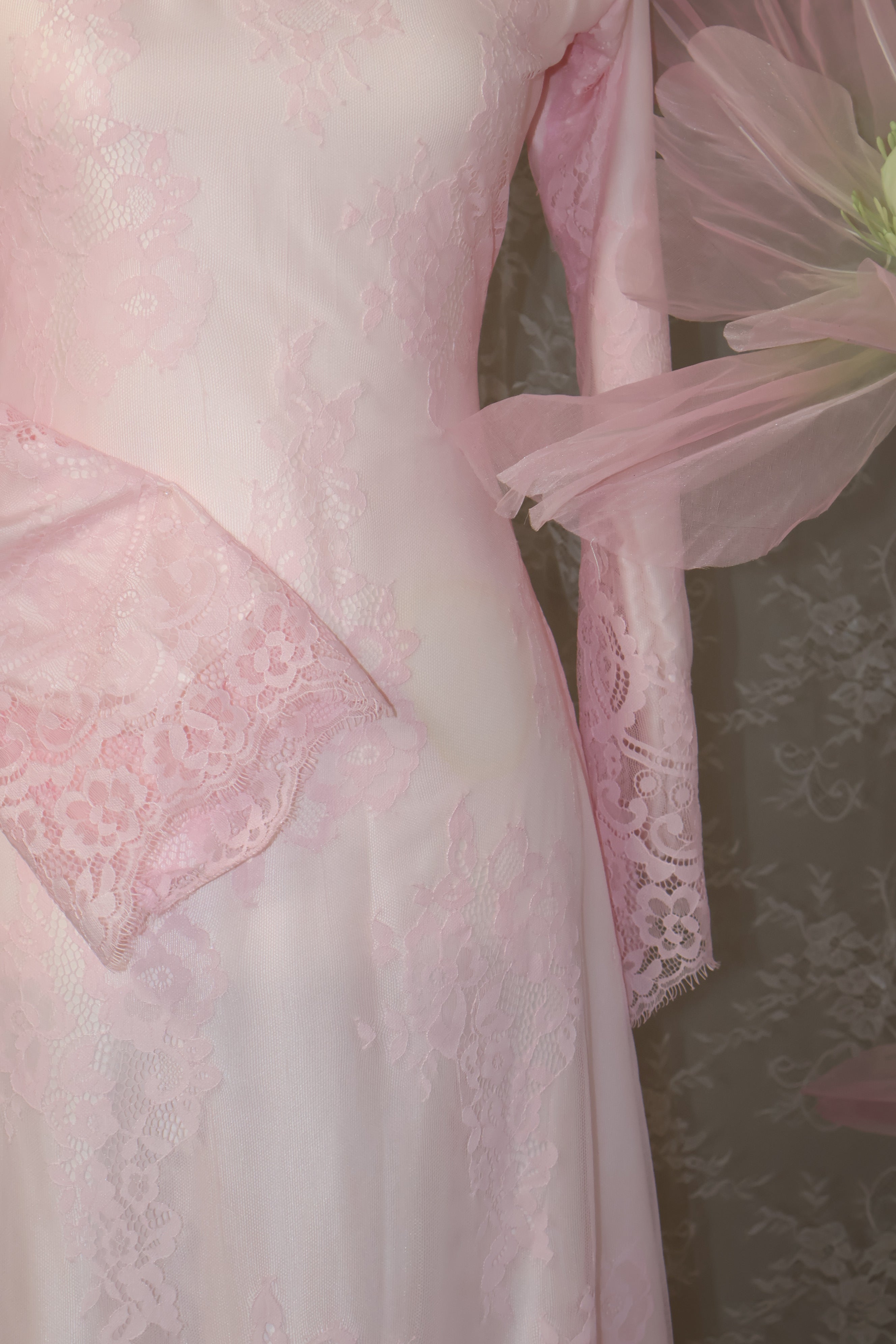 Camellia dress and abaya set