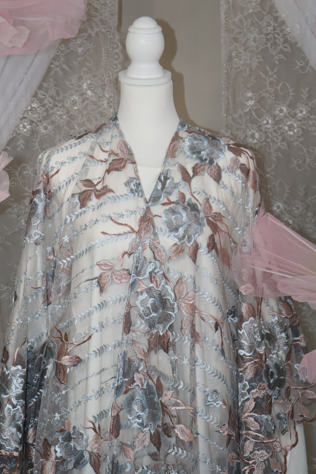 Soirée Lumière- blue and pink