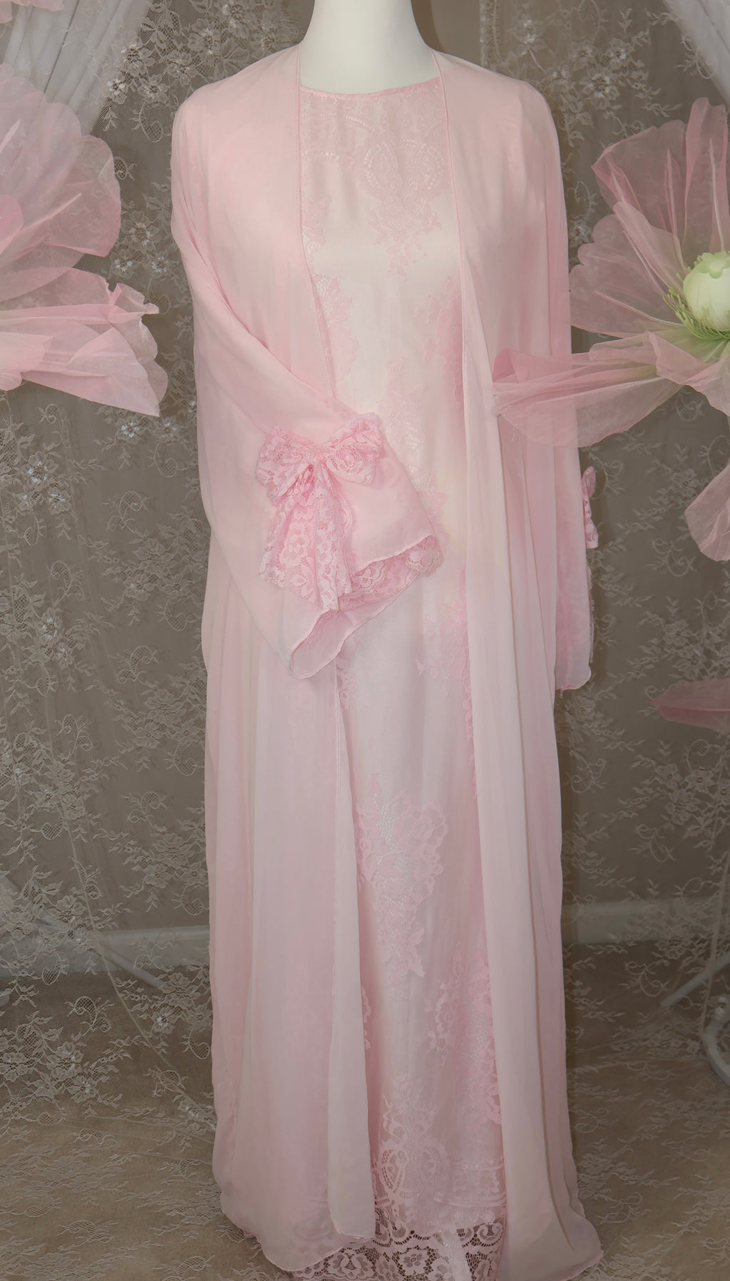 Camellia dress and abaya set