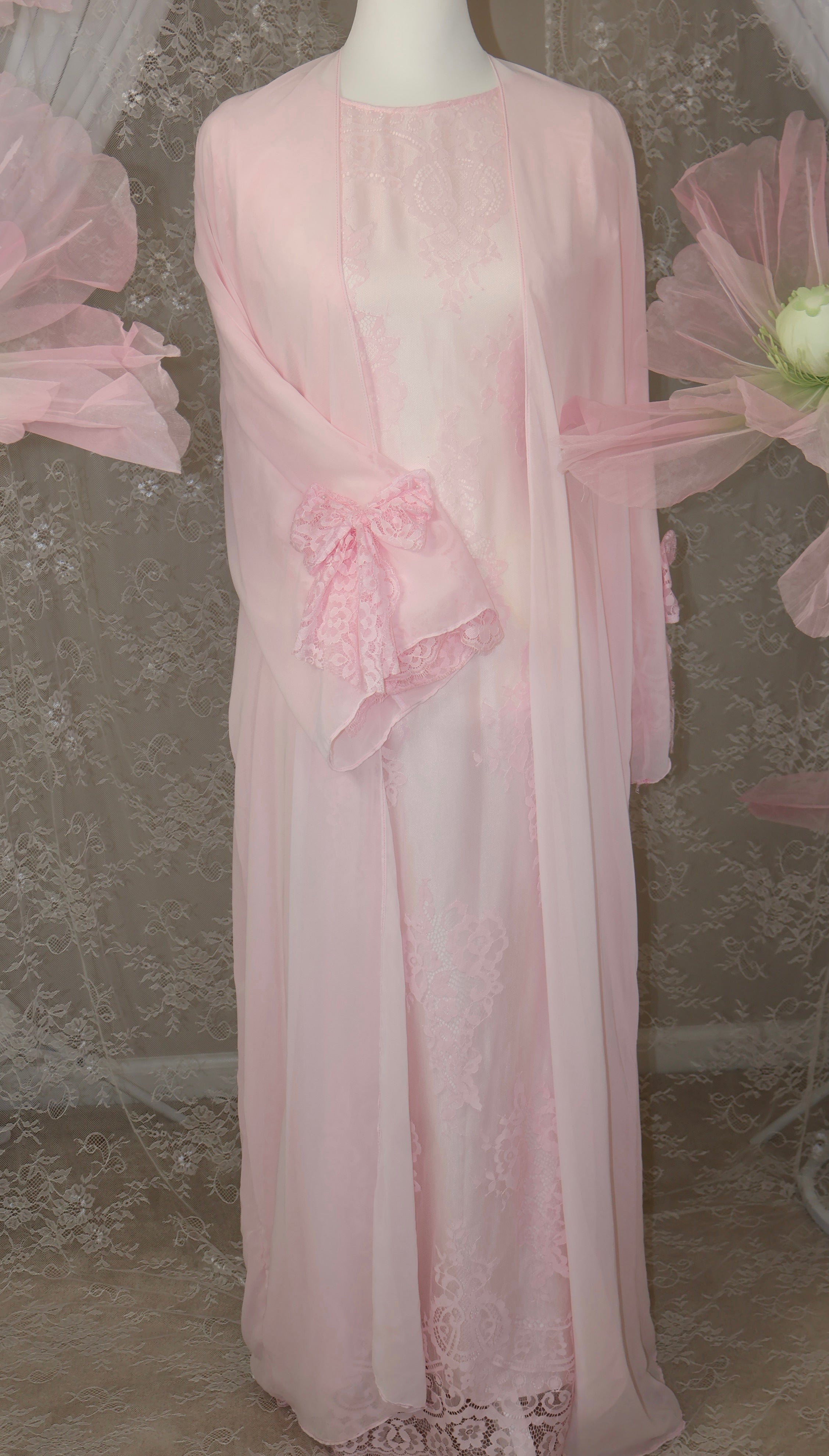 Camellia dress and abaya set