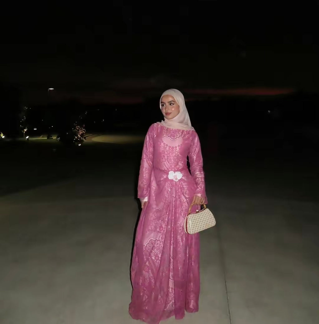 Dahlia Lace dress- Maroon