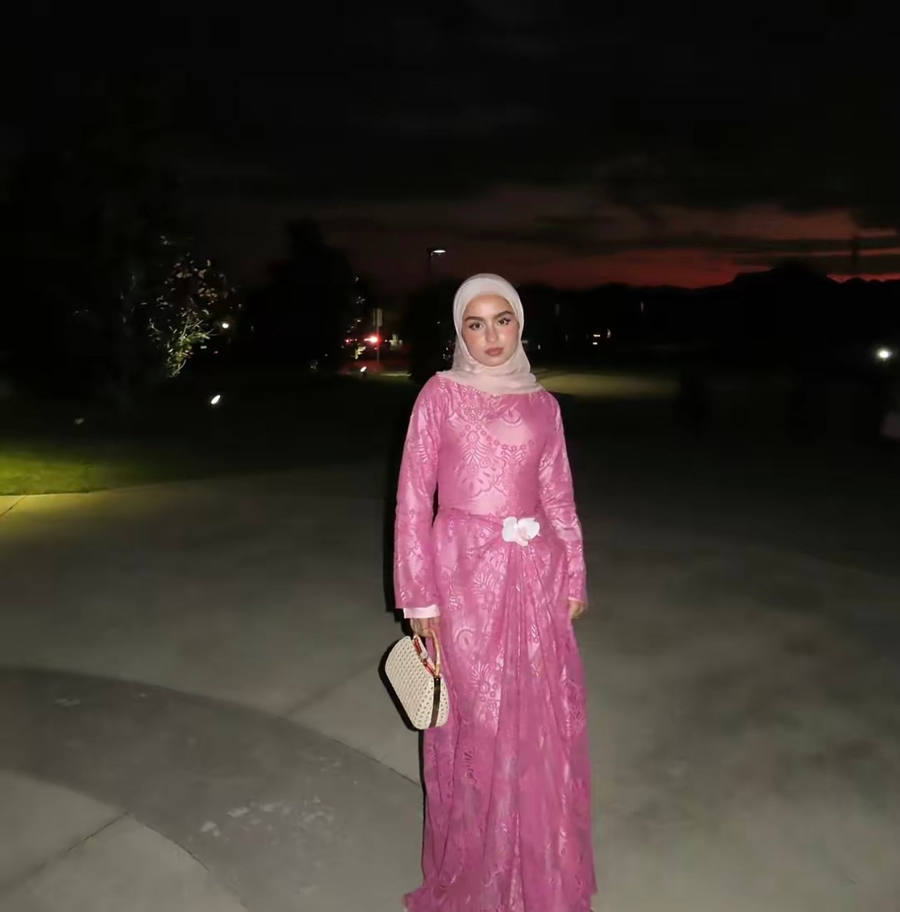 Dahlia Lace dress- Maroon