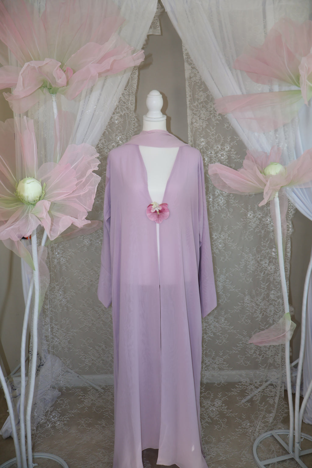 Orchid Abaya- Lilac