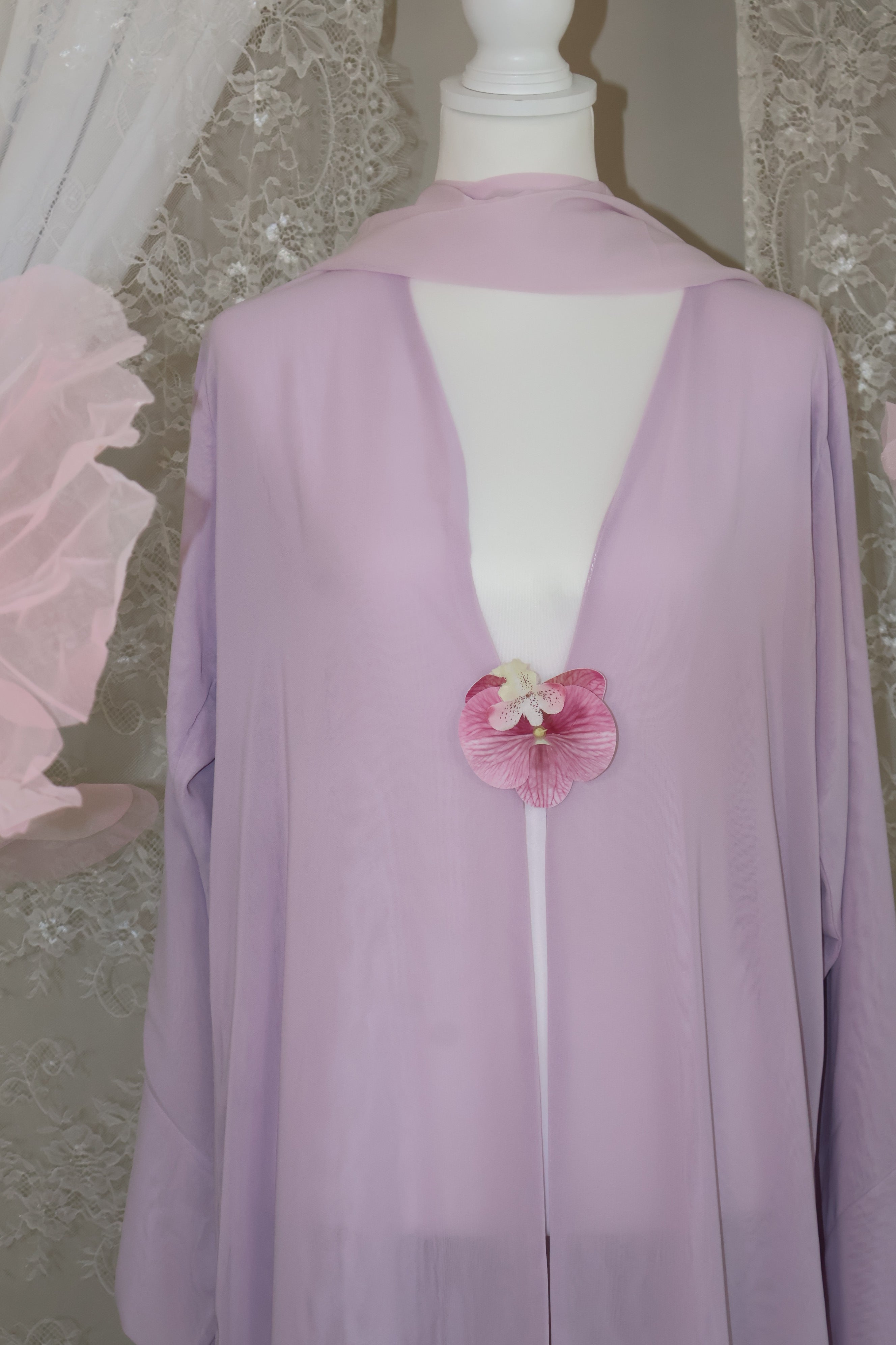 Orchid Abaya- Lilac