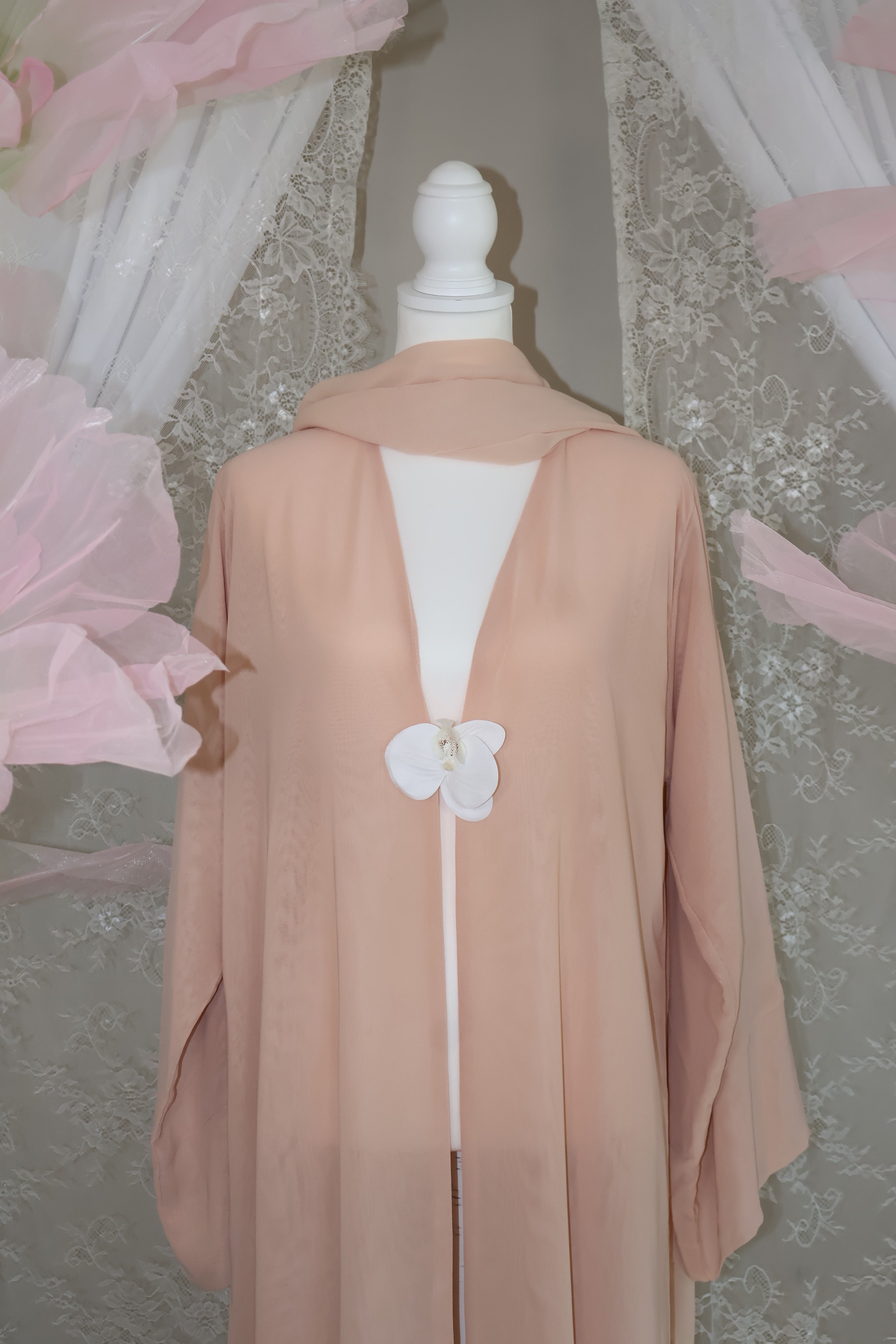 Orchid Abaya- Beige
