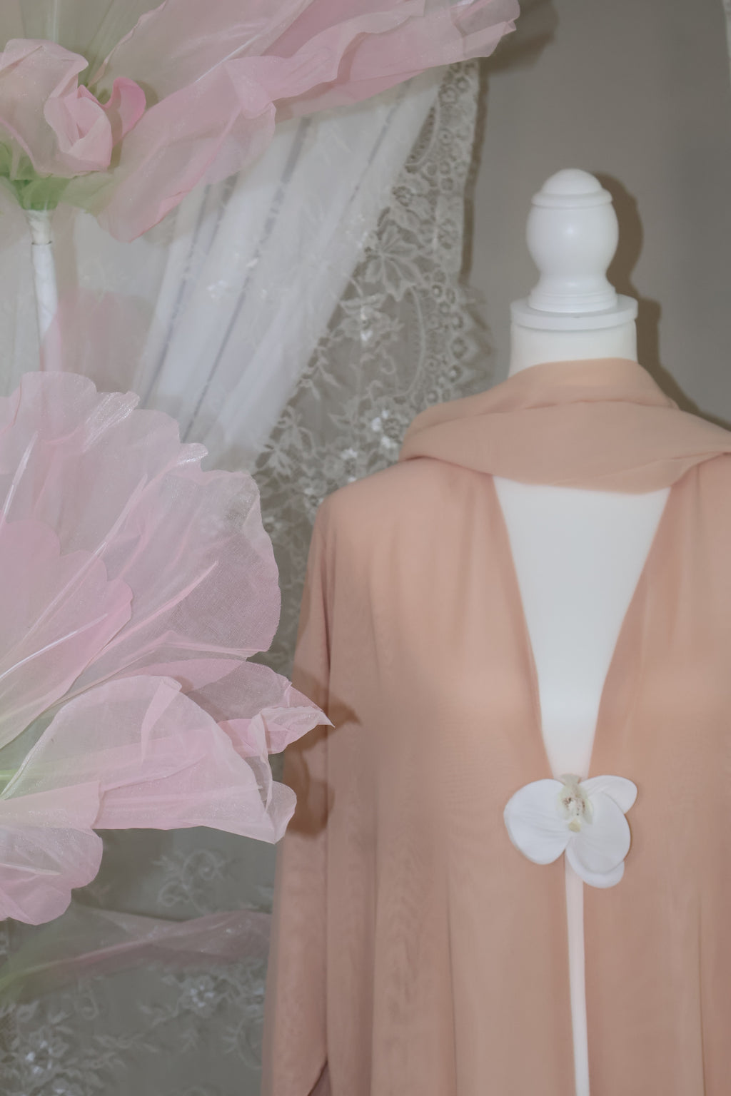 Orchid Abaya- Beige