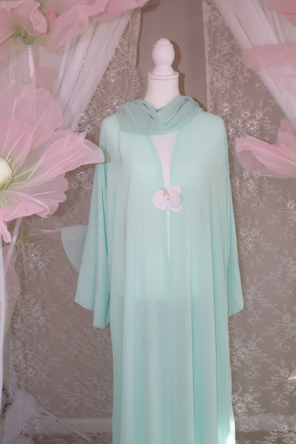 Orchid Abaya- Teal