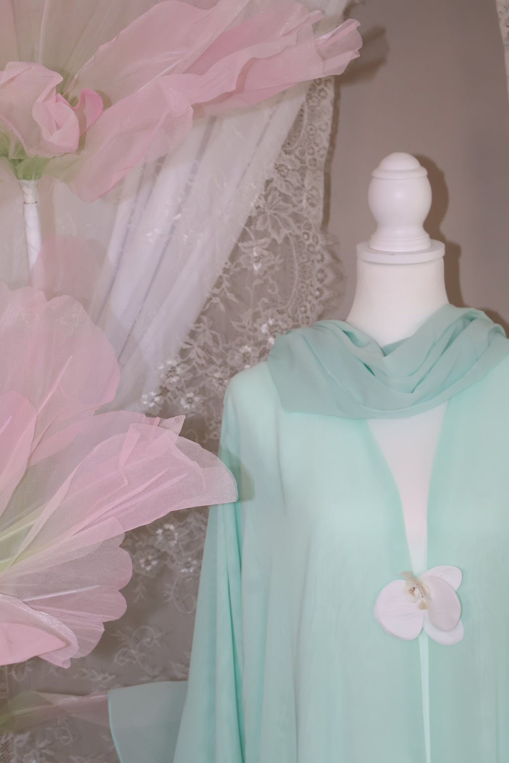 Orchid Abaya- Teal